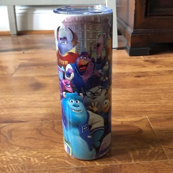 Handmade Disney Monsters University Family stainless steel tumbler - Picture 3 of 7